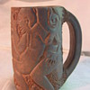 Mystery hand build heavy African Nudes theme Mug