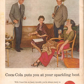 1956 - Coca Cola Advertisement - Advertising
