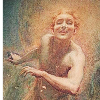 Frank Reynolds (British, 1876-1953) Art Nouveau Watercolor 1905 - Art Nouveau