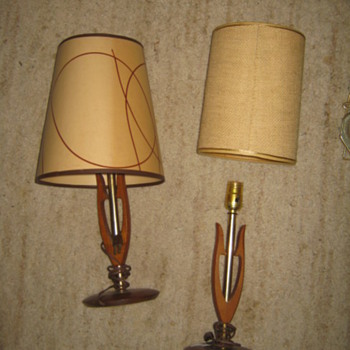 Danish Modern -Wish-Bone style lamps
