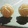 Rose stud earrings