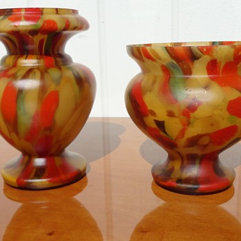 Sub Groups of Tan Ruckl Spatter - Art Glass
