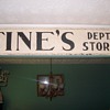Old Wooden "Fines Dept Store" Sign