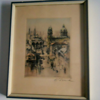 February Ant & Flea Market Found Art - Posters and Prints