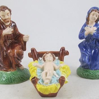 Vintage Nativity Figures - Christmas
