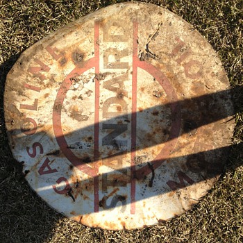 Standard oil sign I found on property