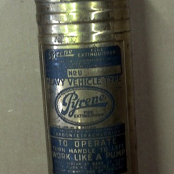 A couple of old extinguishers. - Firefighting