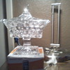 Glass candy dish