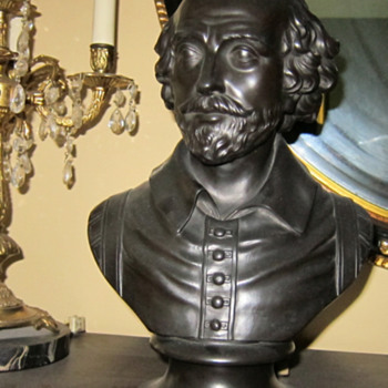 Black Basalt Busts of Shakespeare (Wedgwood) - China and Dinnerware