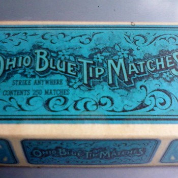 Old Ohio Blue Tip Matches