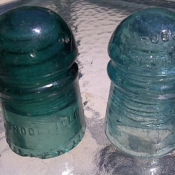 miscellaneous & Brookfield glass insulators.
