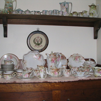 Several of our chocolate sets and  pots. - China and Dinnerware