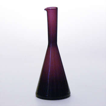 Purple jug, Kjell Blömberg (Gullaskruf, 1950s) - Art Glass