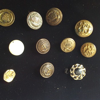 buttons need help with history and are they of any value  - Sewing