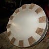 Pottery Tree Stand with Christmas/Santa decor