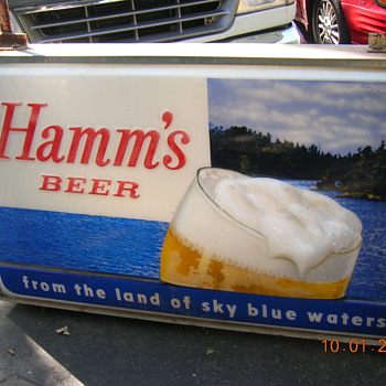 Hamms street sign - Breweriana