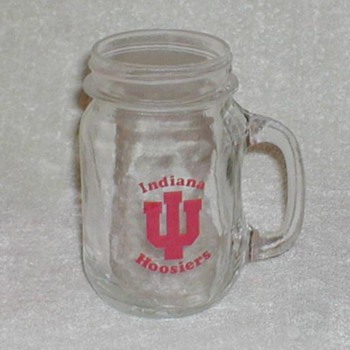 Indiana University Glass Mug
