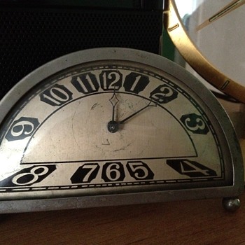 Silvercraft Deco Clock