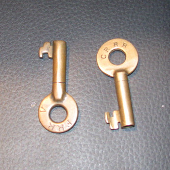 Brass Railroad Keys