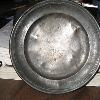 Pewter Plate - Kitchen