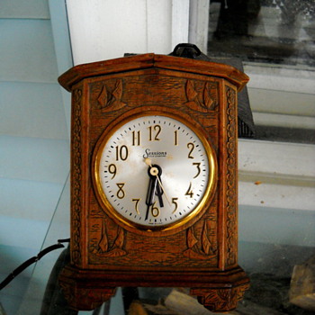 my recent garage sale purchase - Sessions clock - Clocks