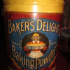 Antique Baker's Delight Baking Powder Tin