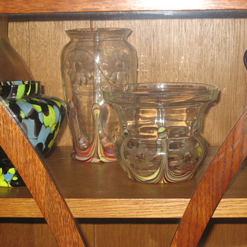 multi color pulls - Art Glass