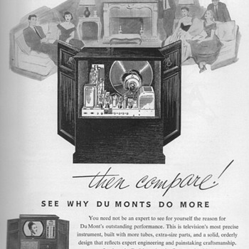 1952 - DuMont Console Television Advertisement - Advertising