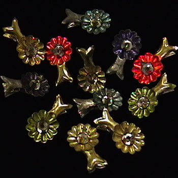 Early 1900's Candle Clips and Candles