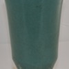 Vintage Large Blue Green Glaze Vase Unknown Maker or Type of Pottery 