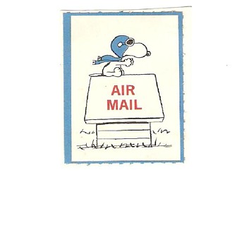 Totally cool vintage snoopy (peanuts) stamp I think i have the only one online