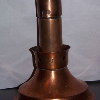 Copper Candle holder Hutton 1981 - Lamps