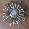 Corocraft Clock Brooch Pin