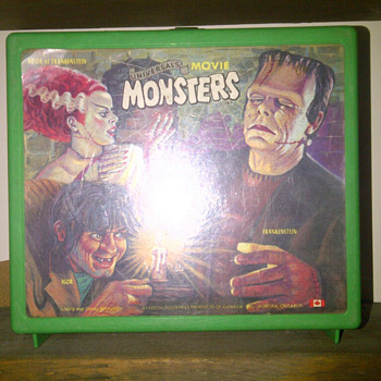Universal Movie Monsters 1979 plastic lunch box