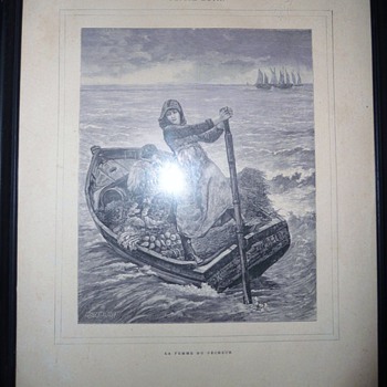 Ulysse Butin Print French around 1880