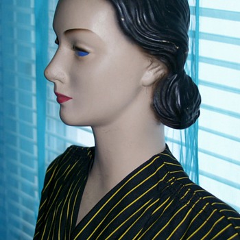 1940's 30 inch Butterick Store Display Mannequin - Advertising