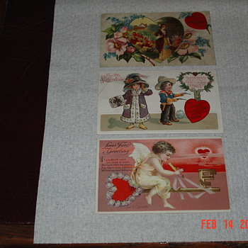 Antique Valentine Post Cards By Ellen H. Clapsaddle and Henry Miller