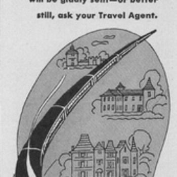 1950 French Railways Advertisement
