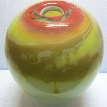 Large 1974 Kent Ipsen Ovoid Vase