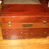 Antique/Vintage B&D Solid Mahogany Power Tool Chest