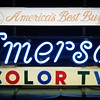 Emerson Color TV neon sign