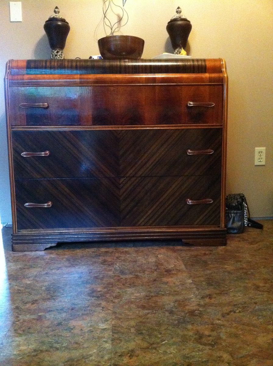 1930s or 1940s Art Deco Waterfall Dresser Collectors Weekly