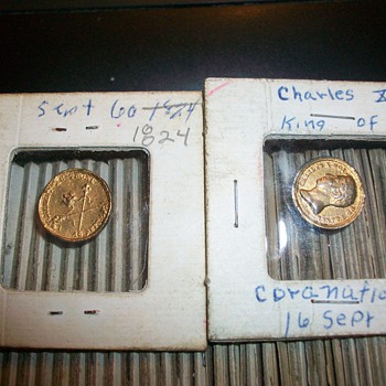 charles X french coins 1824 - World Coins