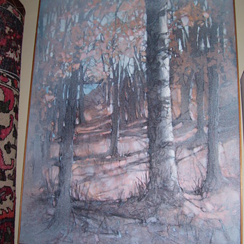 ROBERT MICHMENHAUZEN OIL PAINTING ON BOARD - Visual Art