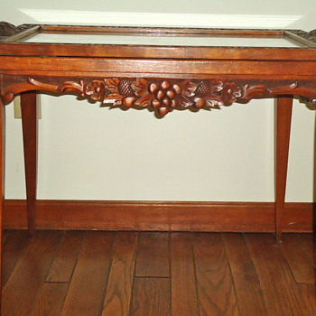 Uncle's Hand Carved Table - Furniture