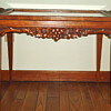 Uncle's Hand Carved Table