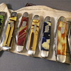 Various older solid Celluloid Pocket Knives