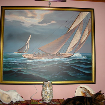 Andrew painting