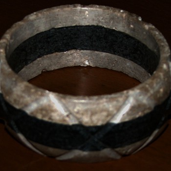 Wide Stone Bangle Bracelet 