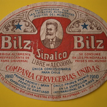 An old soda: Bilz - Advertising